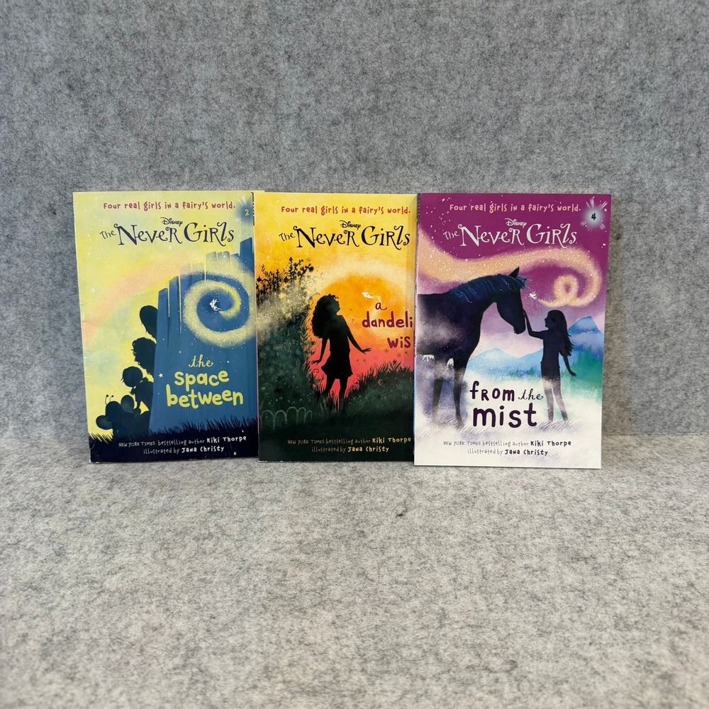 Set‎ of 3 Book (#2,3,4) Disney's The Never Girls by Kiki Thorpe